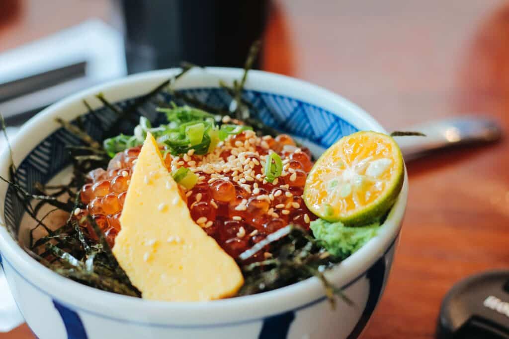 Donburi popular Japanese food 