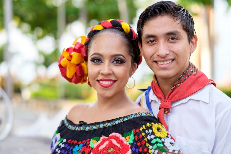 Mexico, Jalisco, Xiutla dancer, folkloristic Mexican dancers