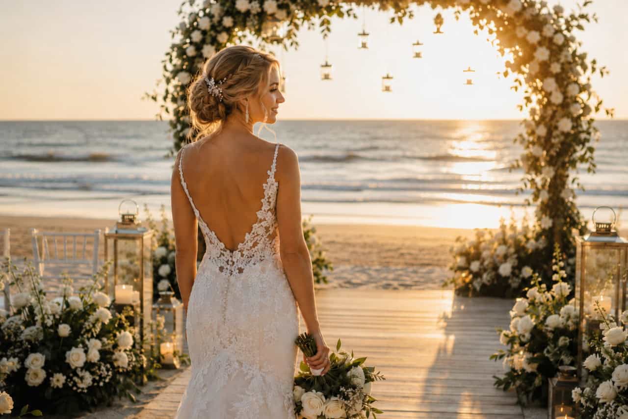 Destination Wedding Beautiful Bride
