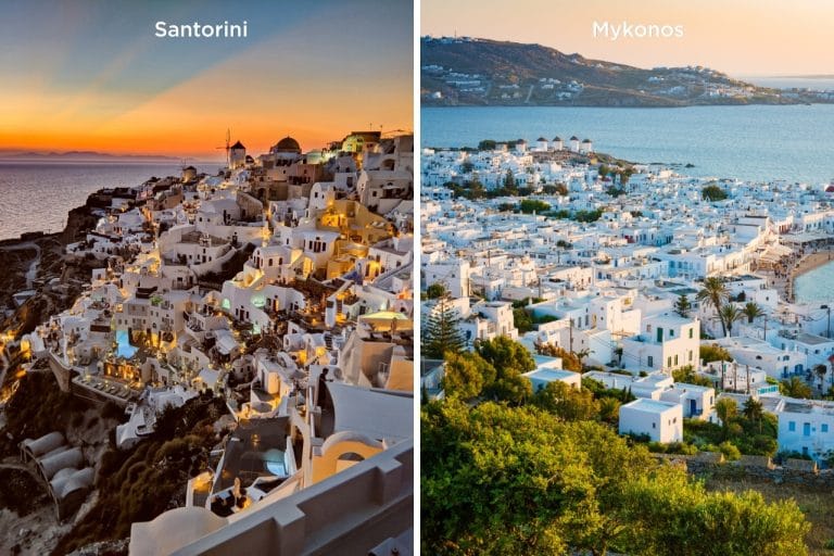 Santorini Or Mykonos Greek Islands 1
